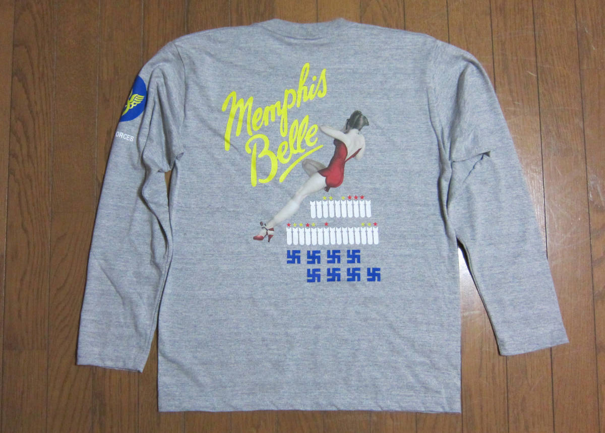 フライトジャケット風 ロングTシャツ メンフィスベル　Memphis Blle 　　　　02_画像7