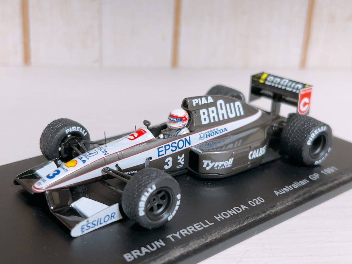 スパーク Braun Tyrrell ティレル ホンダ020 オーストラリアGP 1991 No