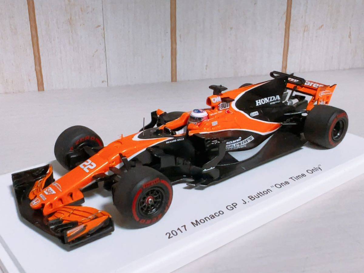 スパーク マクラーレン MCL32 モナコGP バトン スパーク マクラーレン MCL32 ホンダ モナコGP 2017 J.バトン No