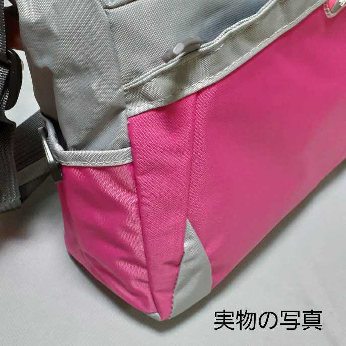 【送料無料】 多目的バッグ 収納性 アウトドア スポーツバッグ ショルダーバッグ キャンプ 男女兼用 レディース メンズ ピンクの画像4