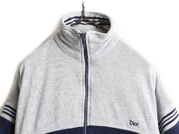 80s クリスチャン ディオール スウェット ジャージ ジャケット メンズ L 小さめ M 程/ 古着 80年代 ジャンパー Christian Dior ブルゾン 80s クリスチャン ディオール スウェット ジャージ ジャケット メンズ L 小さめ M 程/ 古着 80年代 ジャンパー Christian Dior ブルゾン