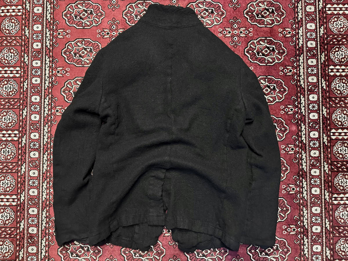 BLACK COMME des GARCONS ブラック コムデギャルソン 2020AW ウール縮絨 ジャケット 94年復刻 _画像3