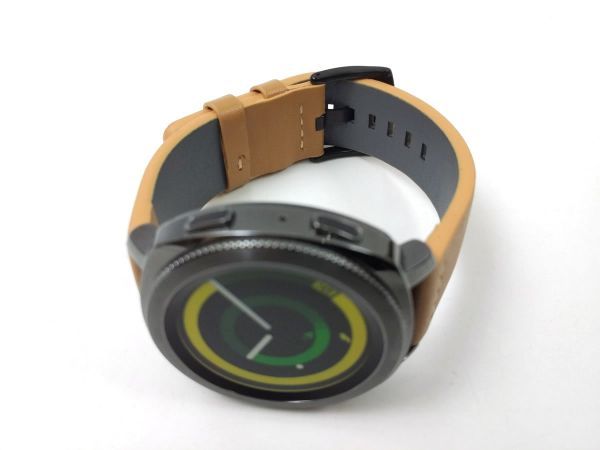 腕時計バンド 20mm 交換ストラップ レザー 本革 クイックリリース キャメルX黒_画像1