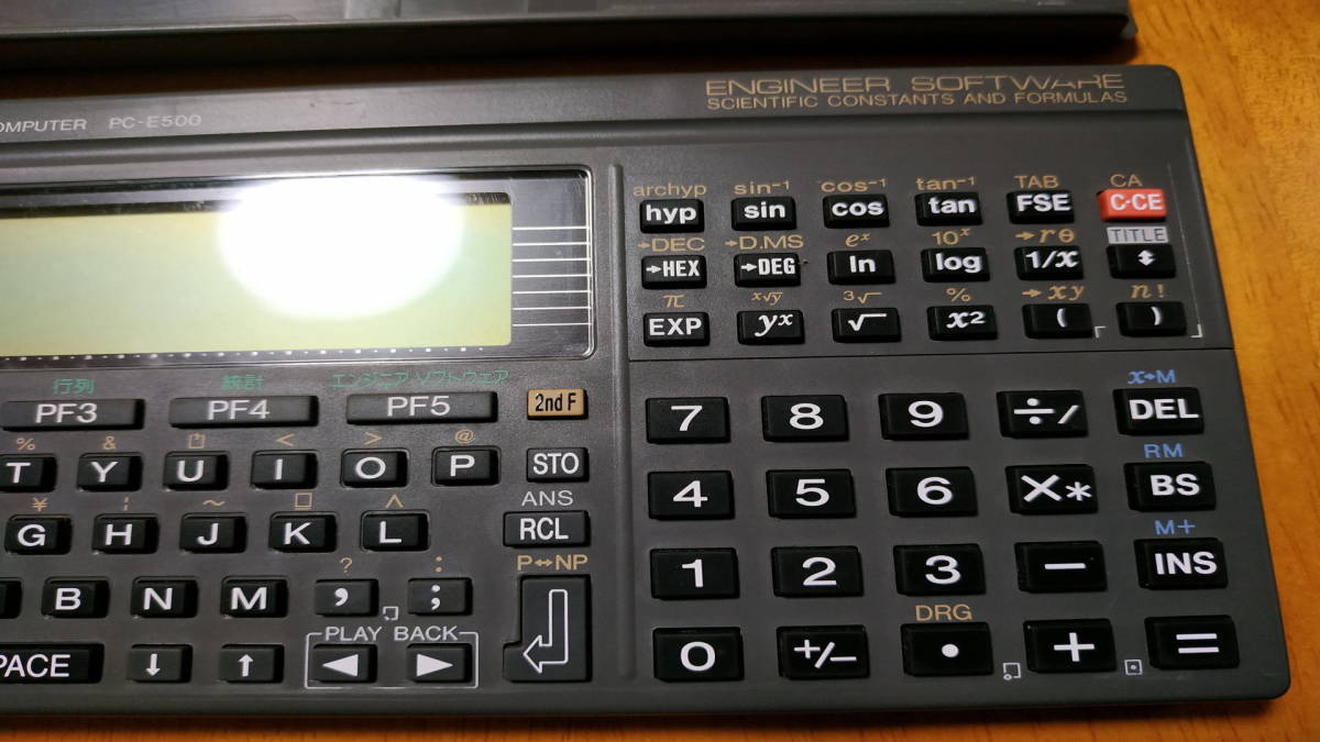 シャープ SHARP PC-E500 ポケットコンピューター ポケコン ジャンク 