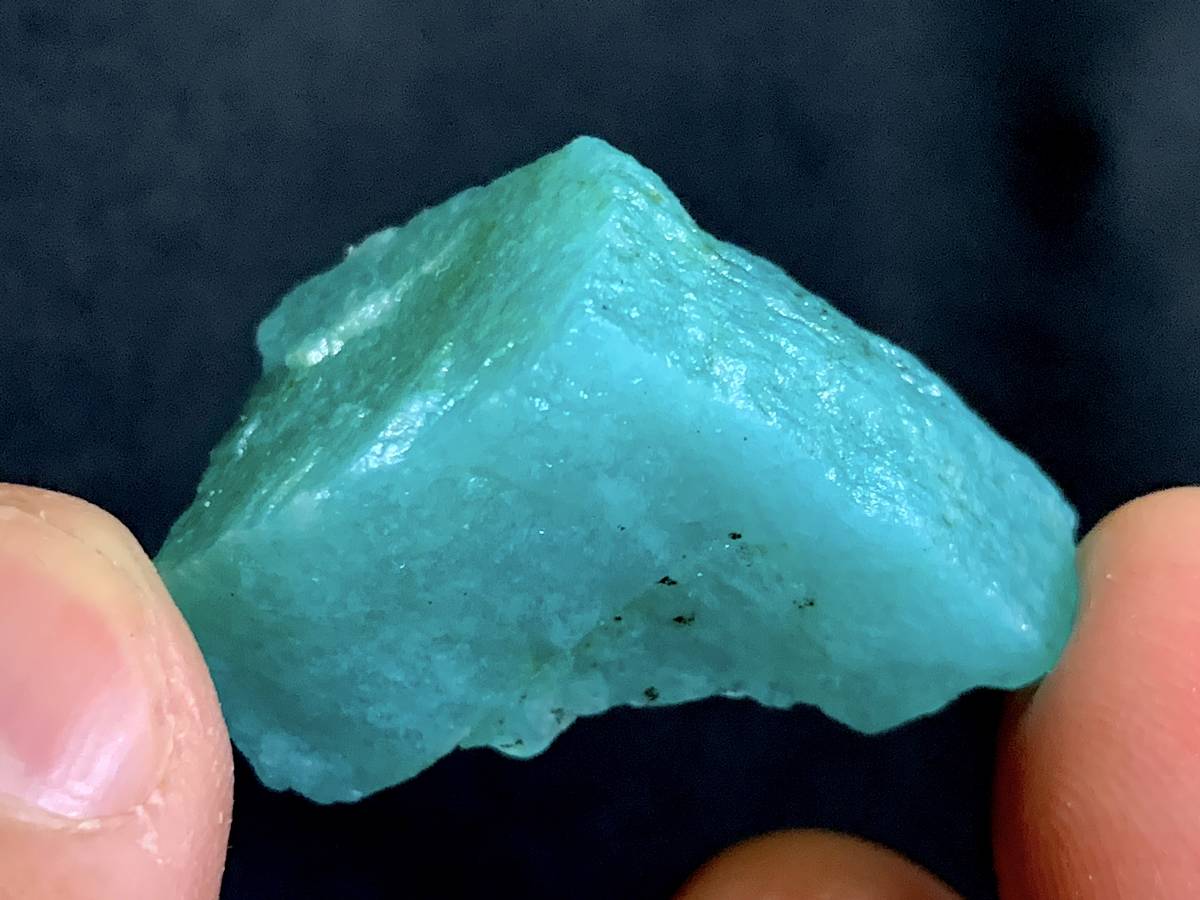 天河石 Microcline 微斜長石・1・11g（モザンビーク産鉱物標本）の画像7