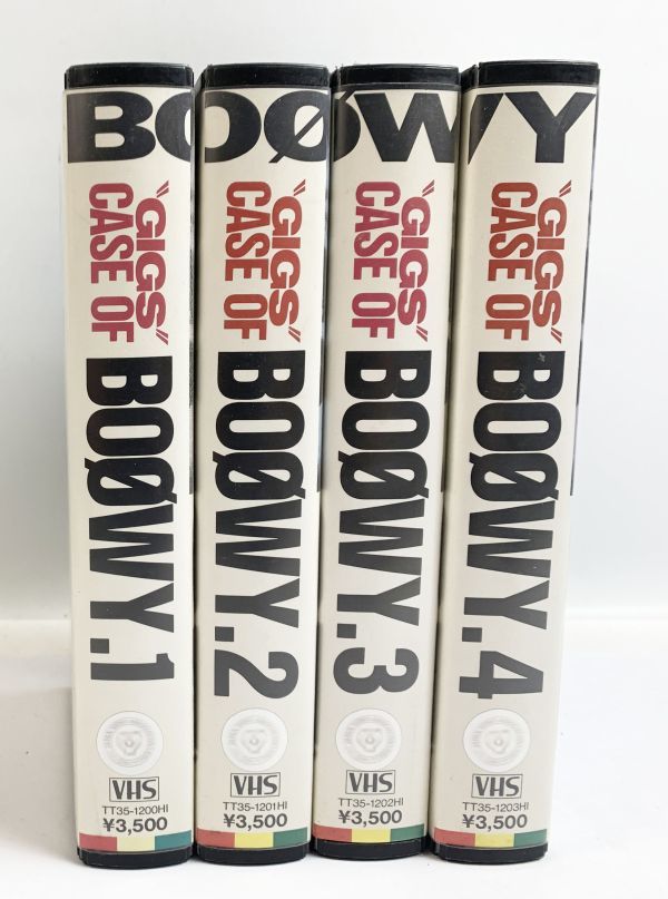 レア美品 BOOWY GIGS BOX ☆氷室京介 布袋寅泰 松井常松高橋まこと-