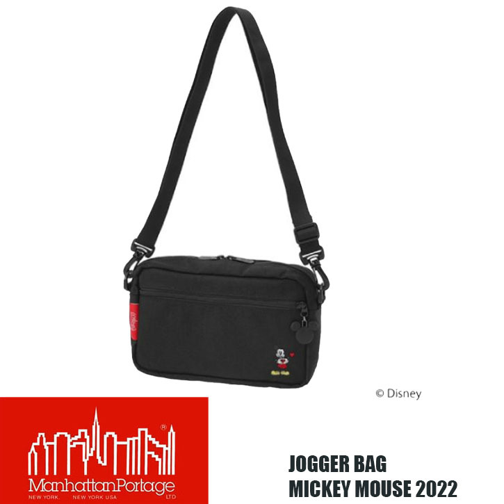  Manhattan Poe te-ji× Mickey Mouse Manhattan Portage MP1404LMIC22 JOGGERL Bag Mini shoulder bag 