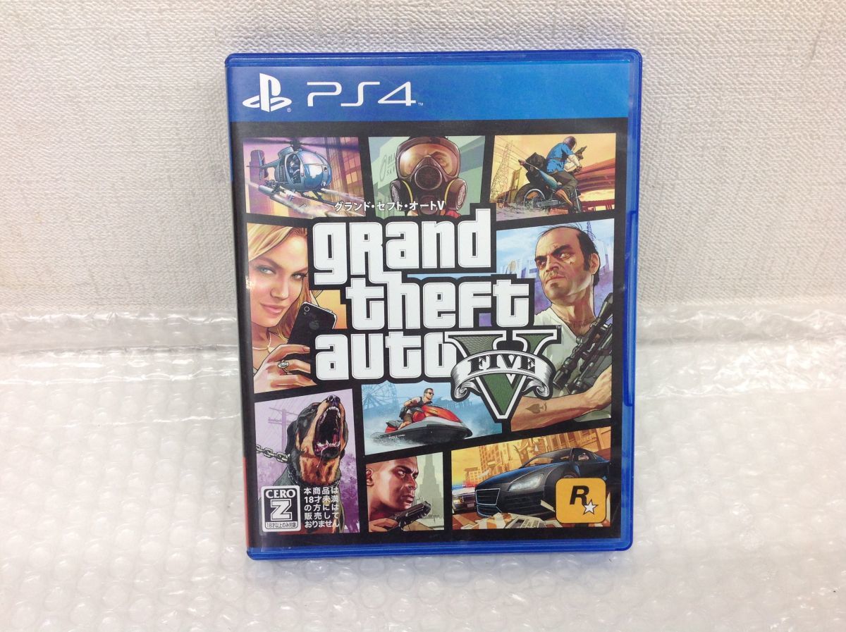 営HS551-60-M【PS4】GTA5 グランド・セフト・オート5(Grand Theft Auto V)グラセフ5/プレイステーション4ゲームソフト_画像1
