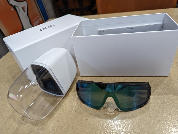 華麗 POC Aspire ブラック 美品 グレー/ディープグリーン ミラー