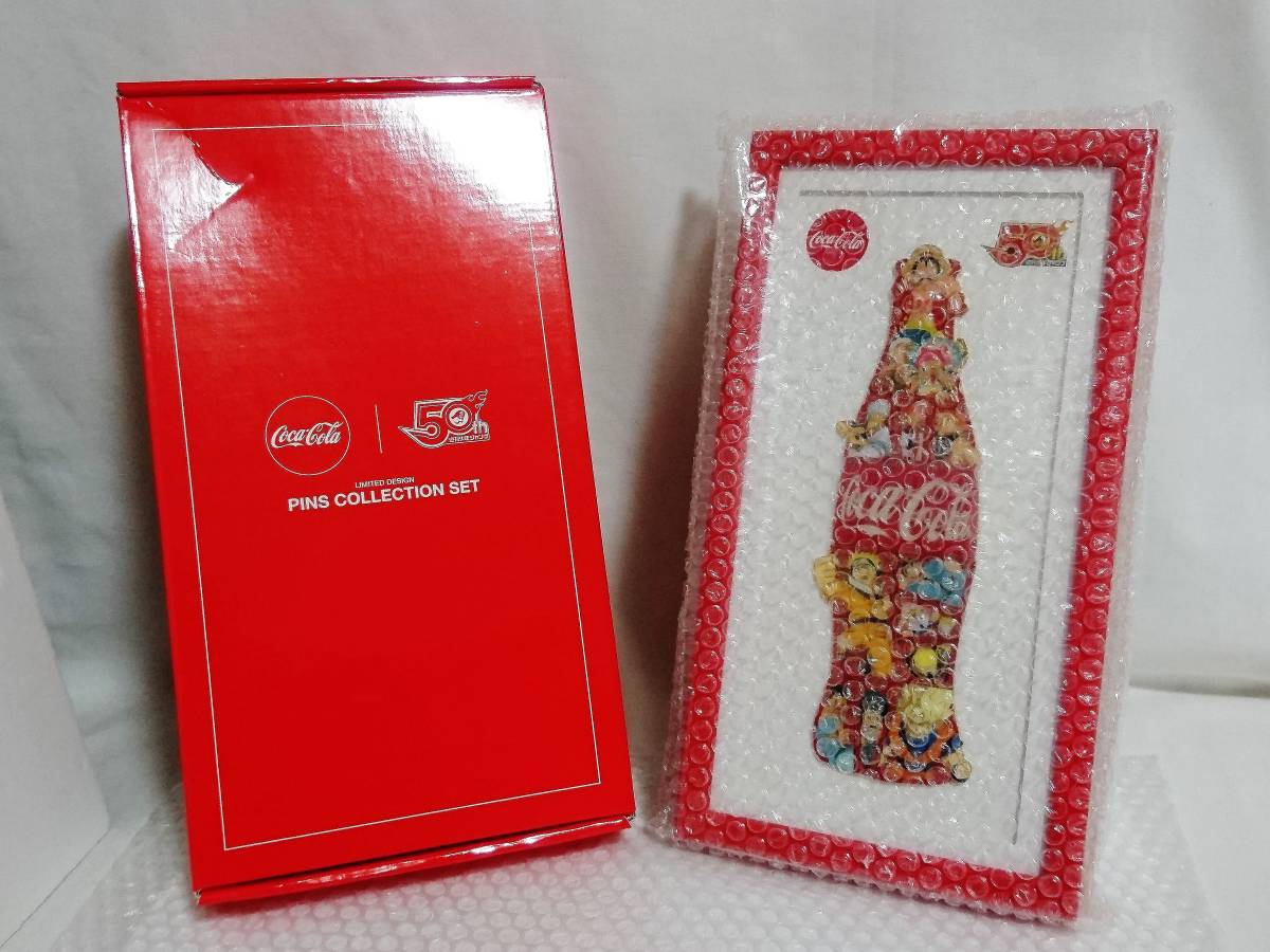  выставленный товар + не продается Coca-Cola еженедельный Shonen Jump 50th PINS COLLECTION SET LIMITED DESIGN Coca * Cola булавка z коллекционный набор 