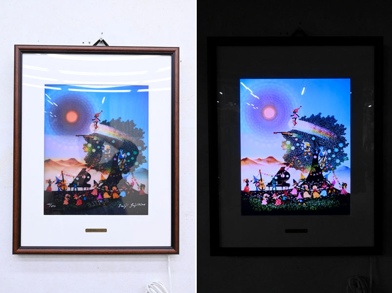 MY24 backlight . beautiful shines wistaria castle Kiyoshi . autograph equipped ..... party 106/250 frame lighting attaching 