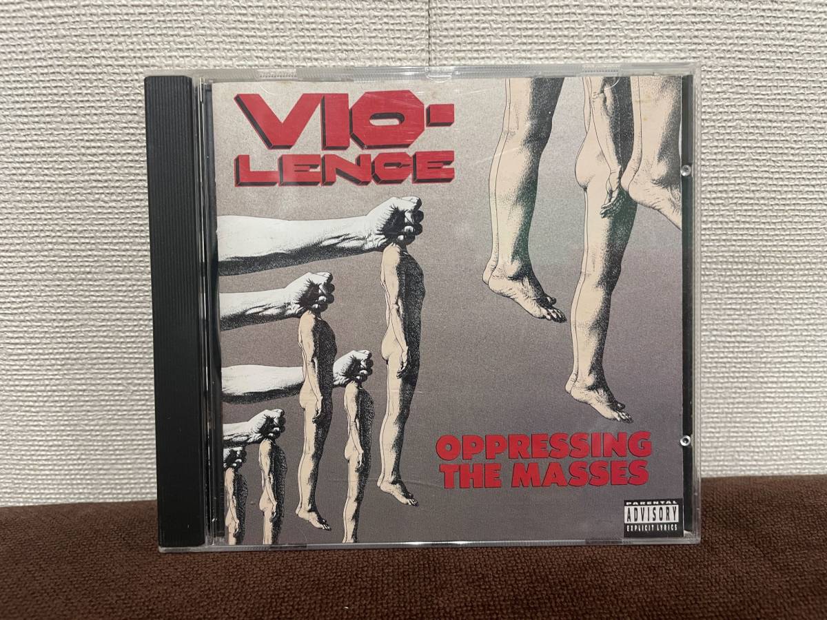 ヴァイオレンス／VIO-LENCE「OPPRESSING THE MASSES」CD、オリジナル盤　82105／中古品_画像1
