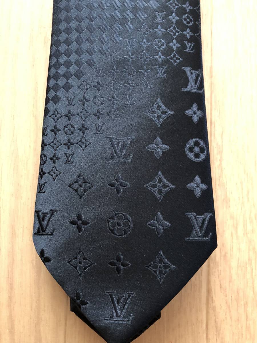 [ не использовался ][ LOUIS VUITTON ] Louis Vuitton галстук 