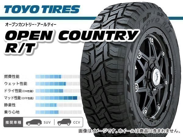 TOYO OPEN COUNTRY R/T OC R/T オープンカントリーRT 185/85R16 105/103N LT  片側ホワイトレター【4本の場合総額 41,760円】