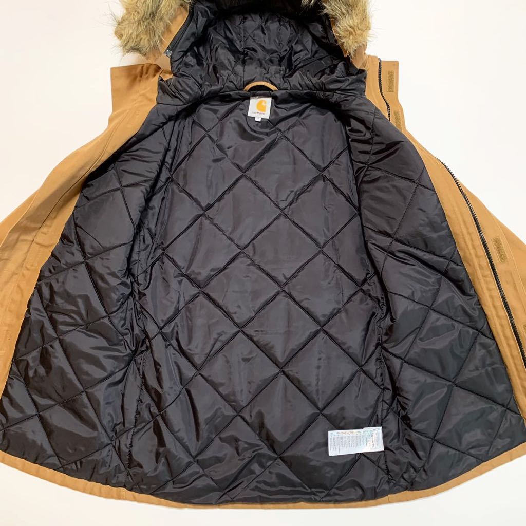 美品 カーハート carhartt シベリアンパーカー ブラウンダック 美品 カーハート carhartt シベリアンパーカー ブラウンダック