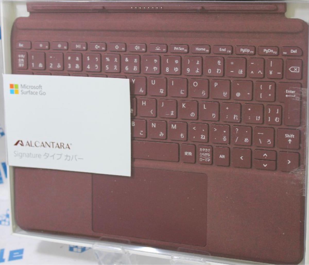 美品　マイクロソフト Surface Go Signature タイプ カバー ポピーレッド KCS-00102 Keyboard