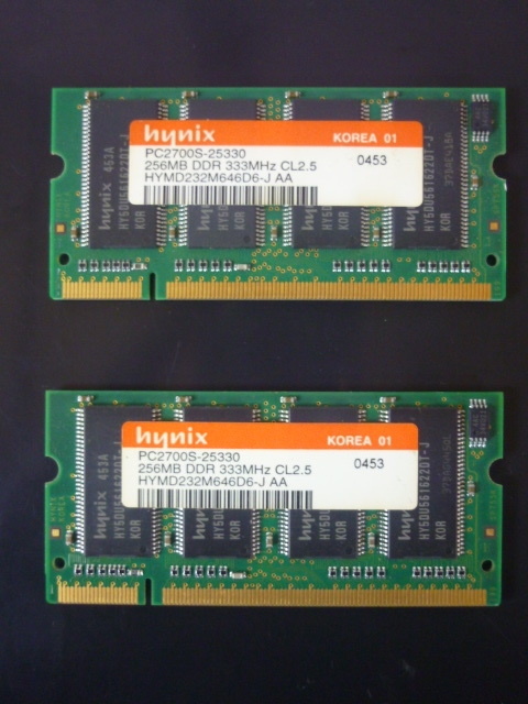  free shipping |30 day guarantee # Fujitsu FMV-BIBLO NX series for memory |DDR 256MB x 2 sheets =512MB( tube 4112702)