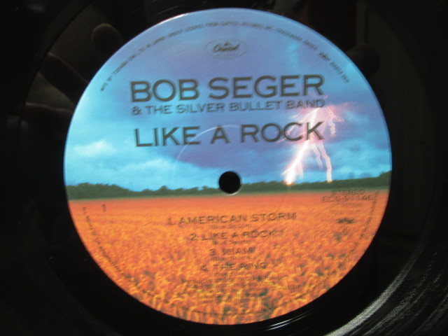 盤質A LIKE A ROCK (Analog) ボブ・シーガー Bob Seger ライク・ア・ロック　アナログレコード vinyl_画像8