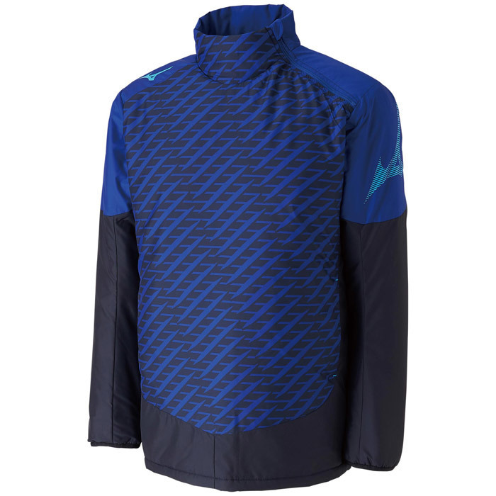 【MIZUNO】ミズノ サッカー ウォーマー ジャケット＆パンツ 上下セット XLサイズ Blue×Navy