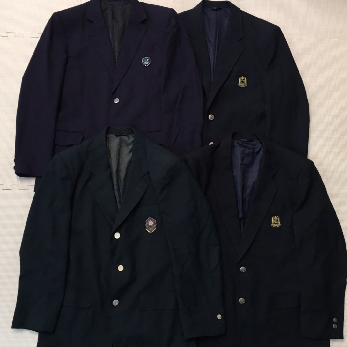 (A)AZ844 (中古) 愛知方面 男子学生服 7点セット /ブレザー/ズボン/175A/L/W73/W82/制服/学生服/冬服/冬用/中学校/高校/まとめ売り_画像2