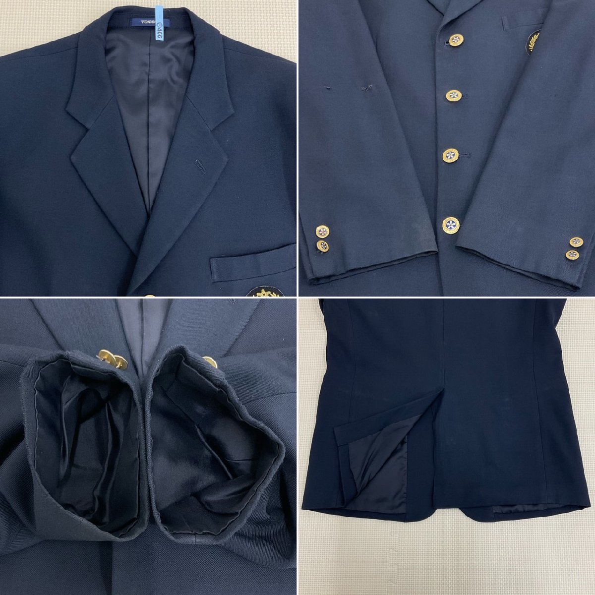 US657-2 新潟県 分水高校 男子学生服 上下セット /指定品/L/W76 US657-2 新潟県 分水高校 男子学生服 上下セット /指定品/L/W76