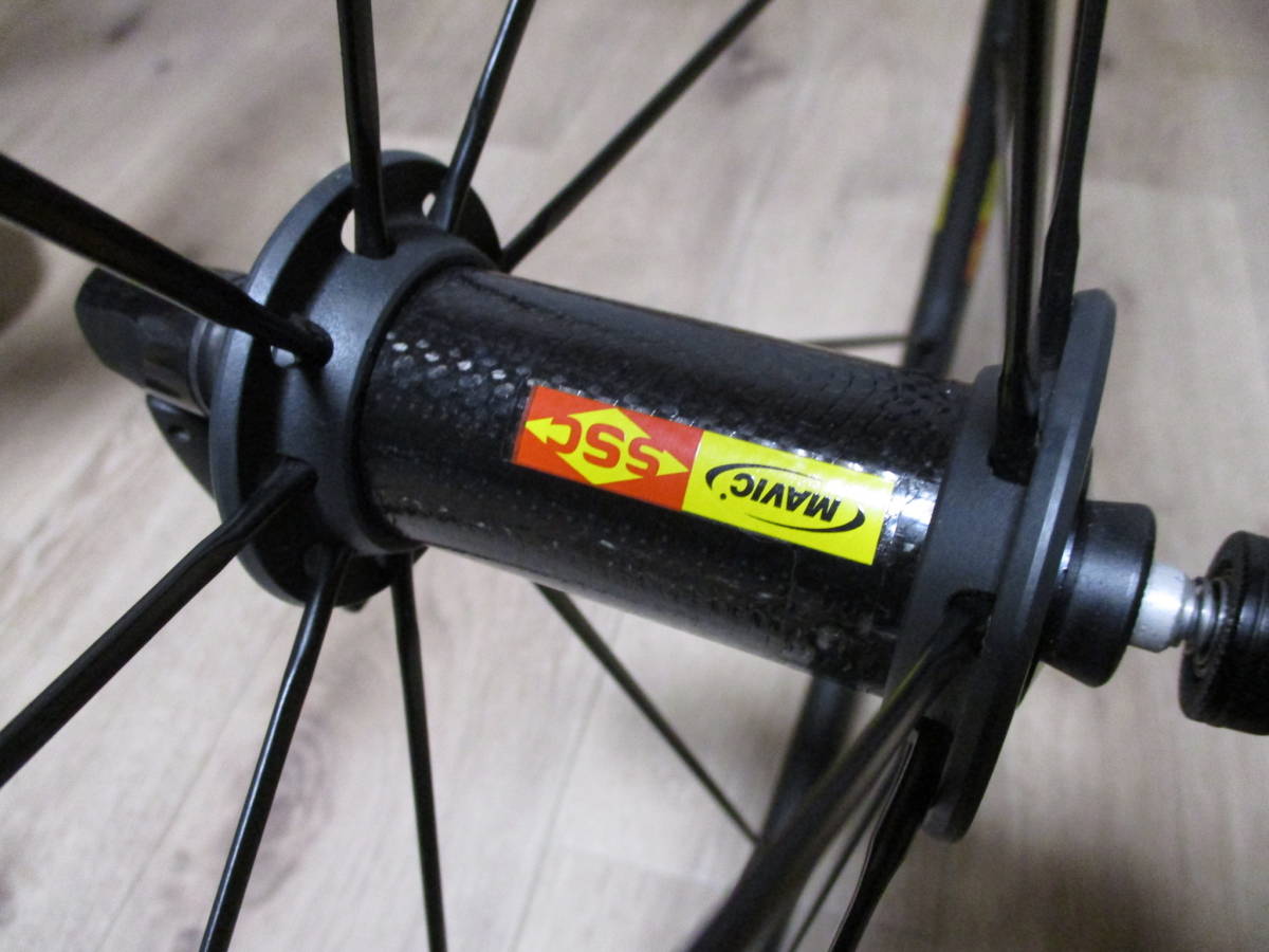 マビック キシリウム MAVIC KSYRIUM SLR エグザリット シマノ11S アルミホイール 15C_画像3