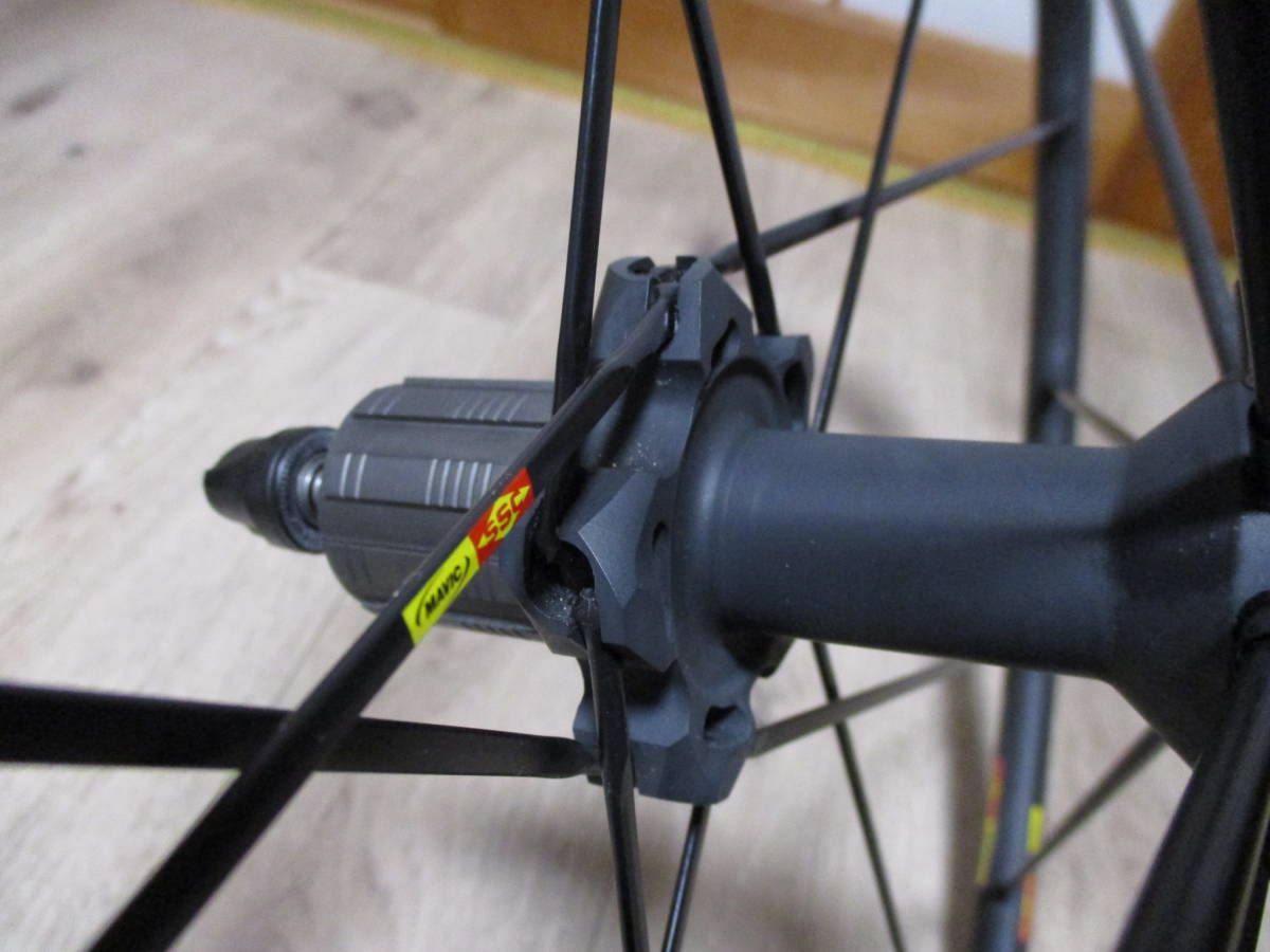 マビック キシリウム MAVIC KSYRIUM SLR エグザリット シマノ11S アルミホイール 15C_画像5