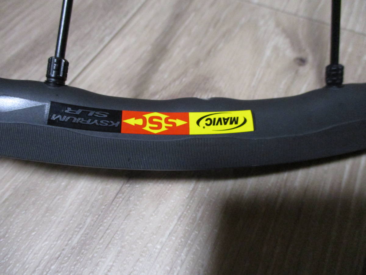 マビック キシリウム MAVIC KSYRIUM SLR エグザリット シマノ11S アルミホイール 15C_画像6