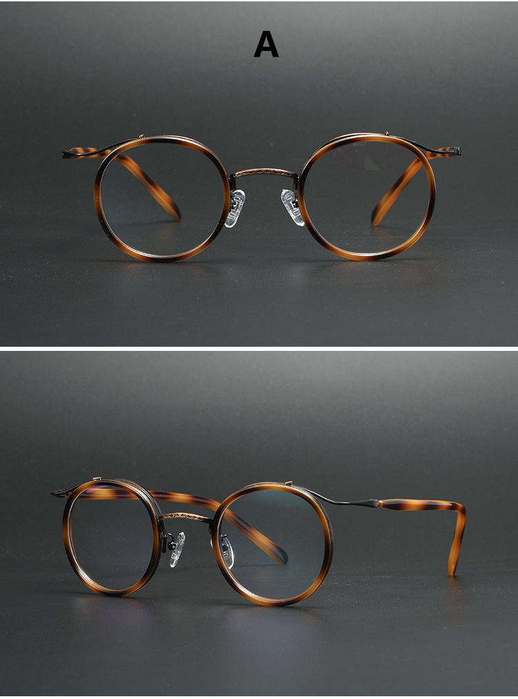 ヤフオク 新品復旧円形小さいフレーム眼鏡 メガネフレーム