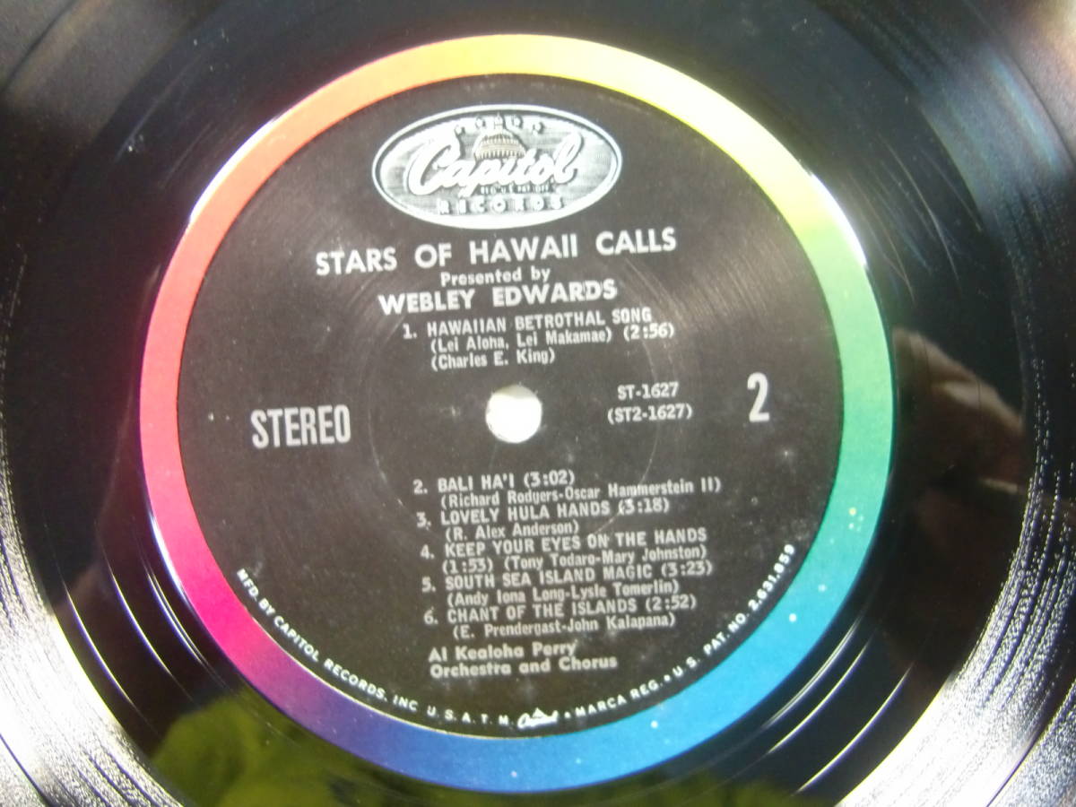 【 ハワイ HAWAII 】V.A. 　WEBLEY EDWARDS ウェブリー・エドワーズ　　 / 　　STARS OF HAWAII CALLSスターズ・オブ・ハワイ・コールズ_画像8