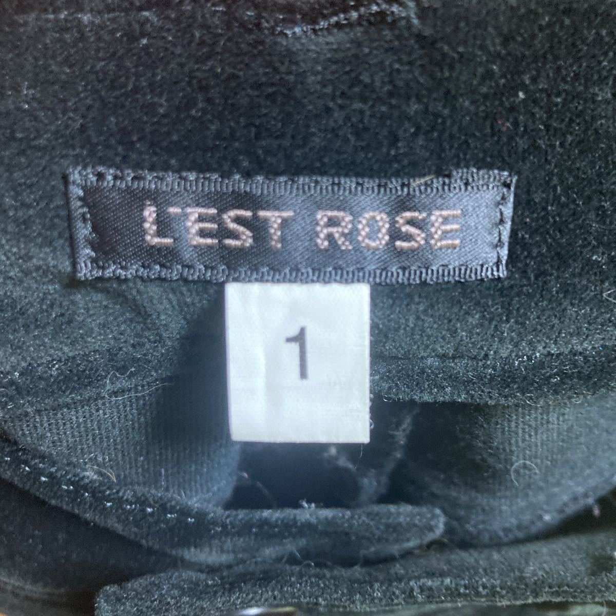  L'Est Rose L\'EST ROSE pants half velour 