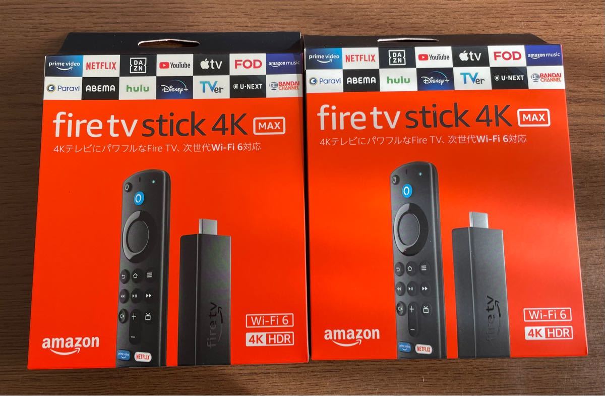 Amazon Fire TV Stick 4k max　2個セット