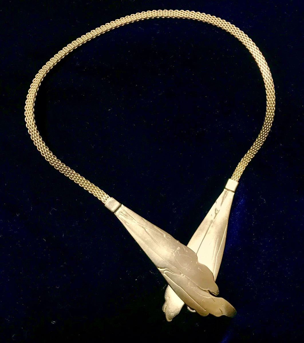 537 Trifari*Kunio Matsumoto choker necklace * Vintage tolifali ultimate beautiful goods 