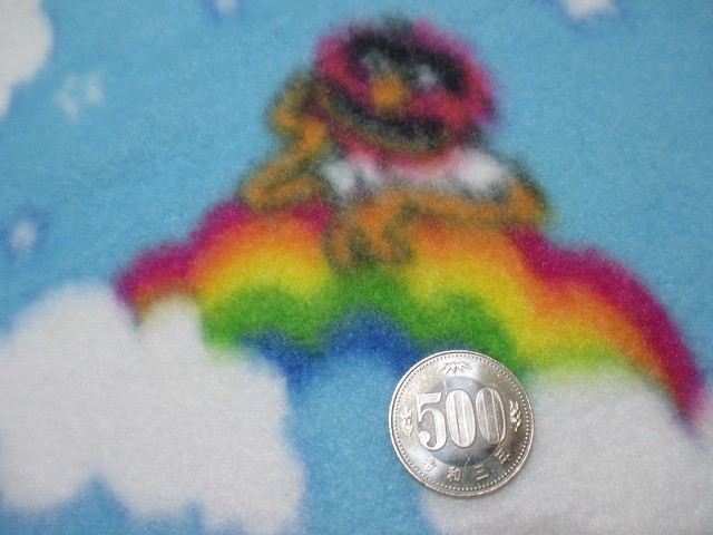  prompt decision *USA Sesame Street *Muppetma pet Kermit animal character pattern fleece cloth /72.×74.⑤