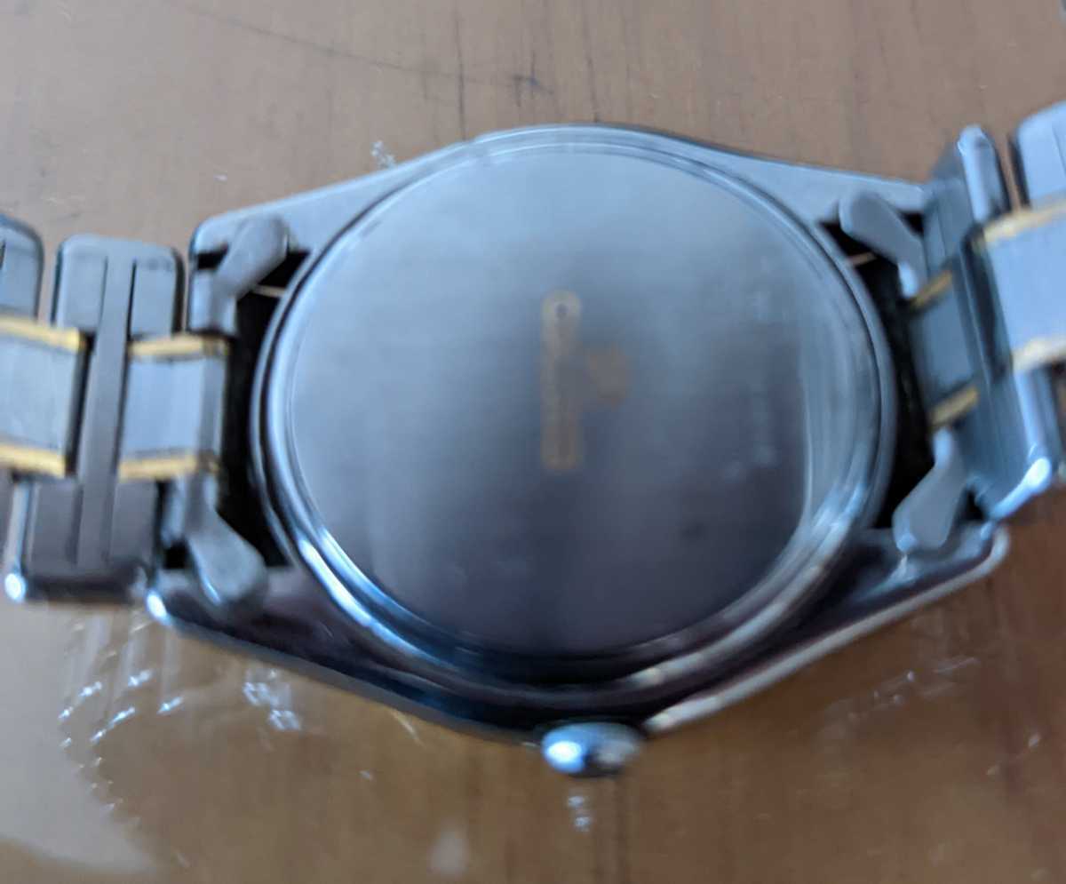 SEIKO グランドセイコー 8N65-8000 デイト コンビ クオーツ 腕時計 SS/K18KT シルバー×ゴールド メンズ　純正コンビベルト_画像6