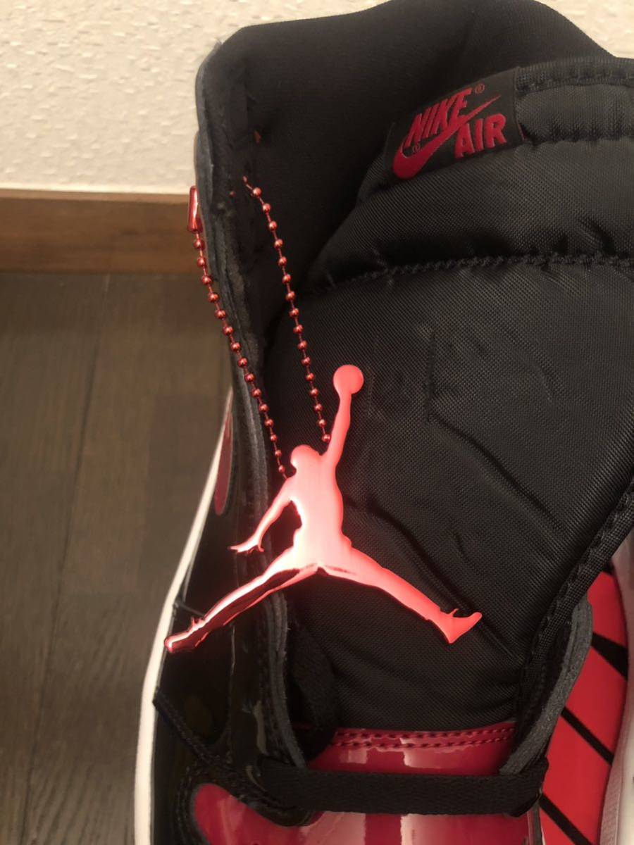 NIKE ナイキ エアジョーダン1 ハイ OG 25cm パテントブレッド AIR