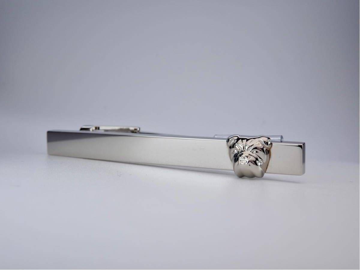 新品同様 dunhill ブルドッグ シルバー ダンヒル ネクタイピン