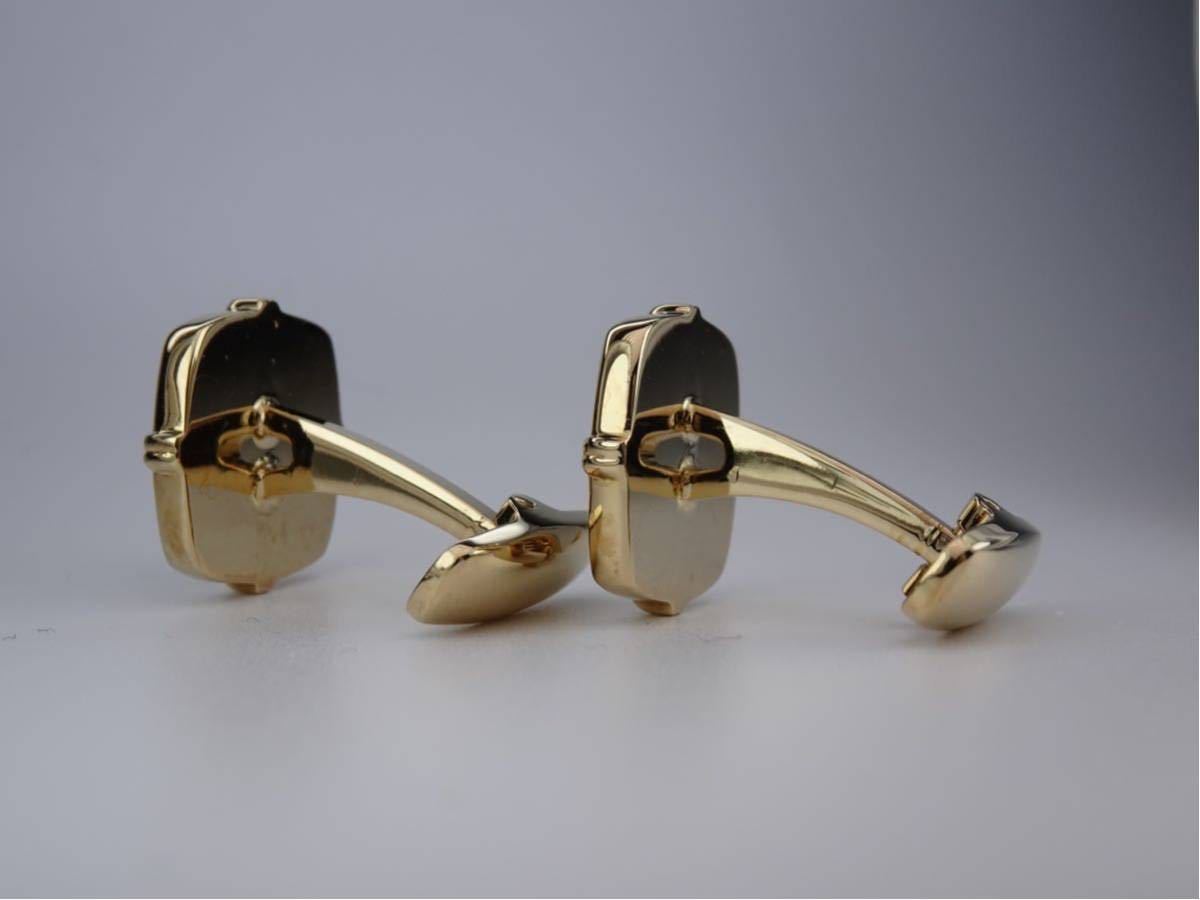 イブサンローラン ＹＳＬ シルバー ゴールド カフス カフリンクス cufflinks イヴサンローラン Yves Saint Laurentの画像6