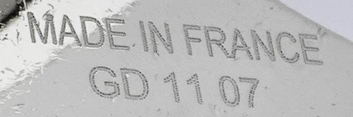 エルメス　Ｈ　ブラックラッカーメタル パラディウムプレーテッド フランス製　カフス　カフリンクス_画像10