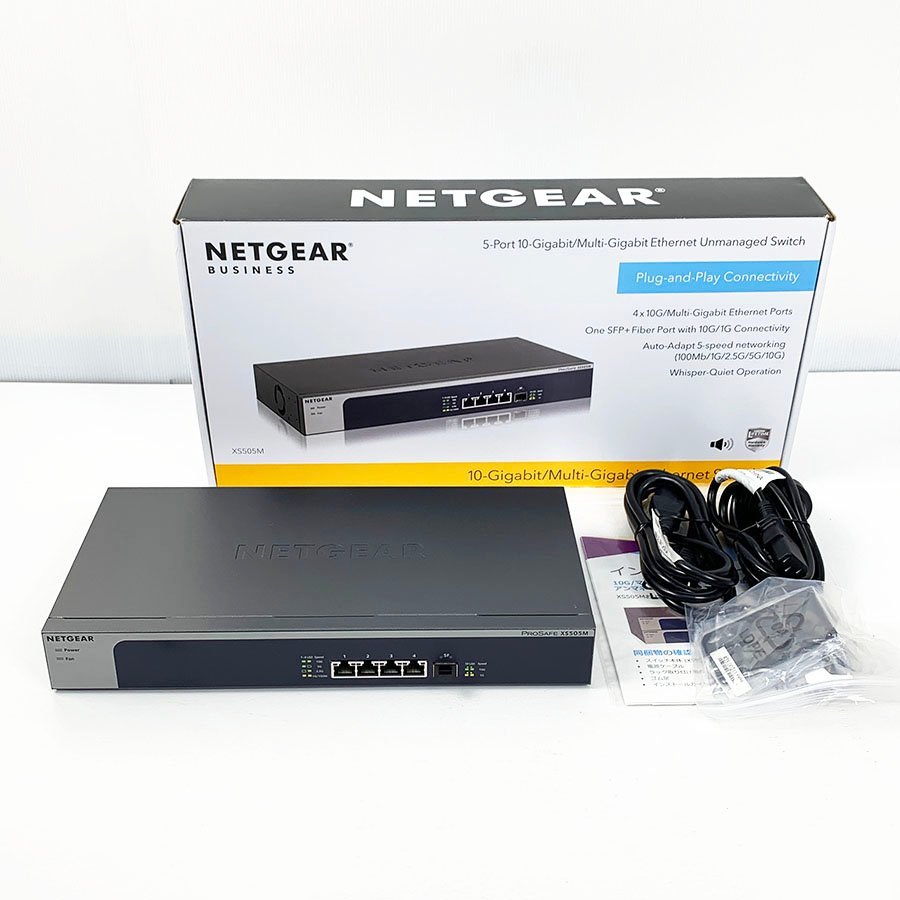 Yahoo!オークション - 美品 NETGEAR ネットギア 10G マルチギガ4ポー...