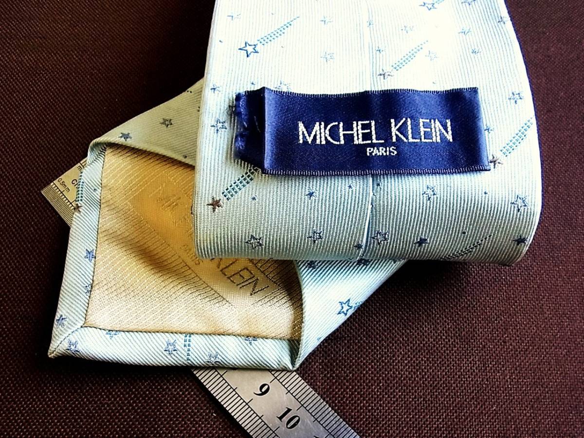 0^o^0ocl♪FK7887 【星】【MICHEL KLEIN】ミシェルクラン ネクタイ★_画像2