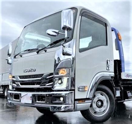 いすゞ 21 エルフ ハイキャブ メッキ コーナー パネル 左右セット