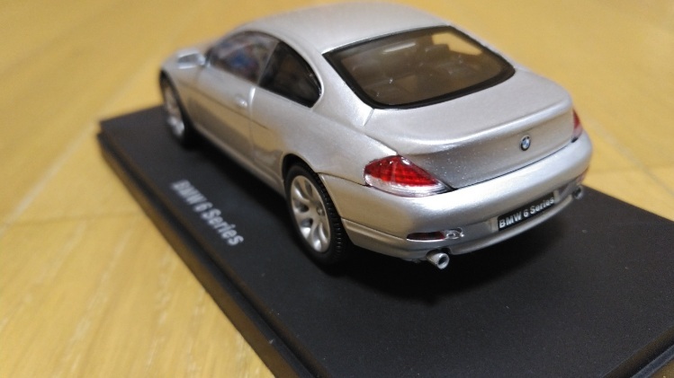 即決　京商　表参道　特注　限定　BMW　6series　６シリーズ　2006.11.2　グランドオープン　記念品　シルバー　1/43　絶版　レア_画像3