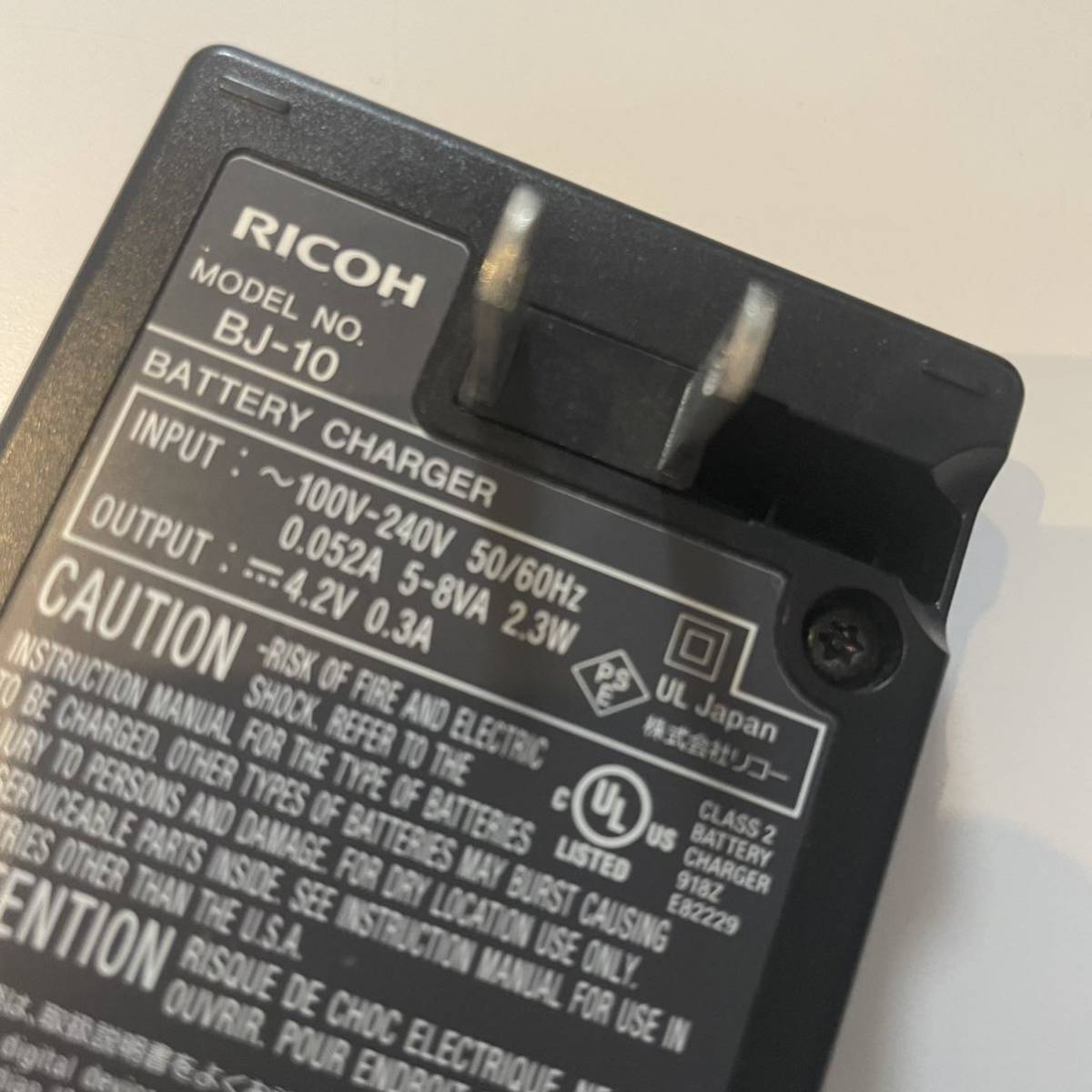 リコー　RICOH　純正　充電器　BJ-10  DB-100用