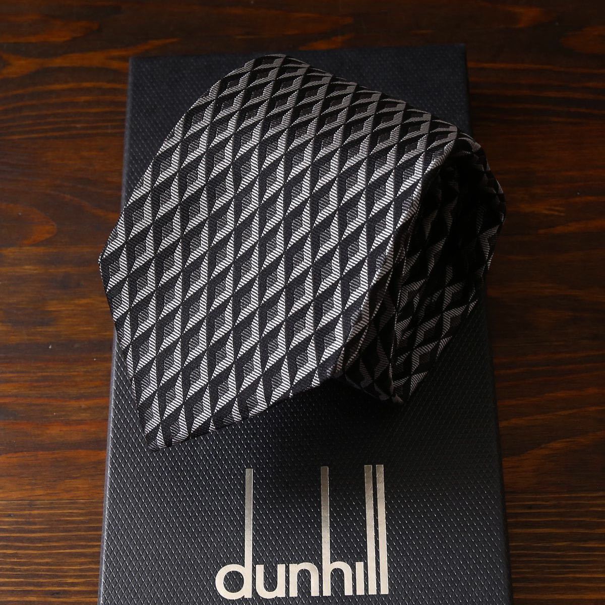 最安値に挑戦！ ダンヒル dunhill 未使用 ネクタイ チェック柄 箱付き ネクタイ一般