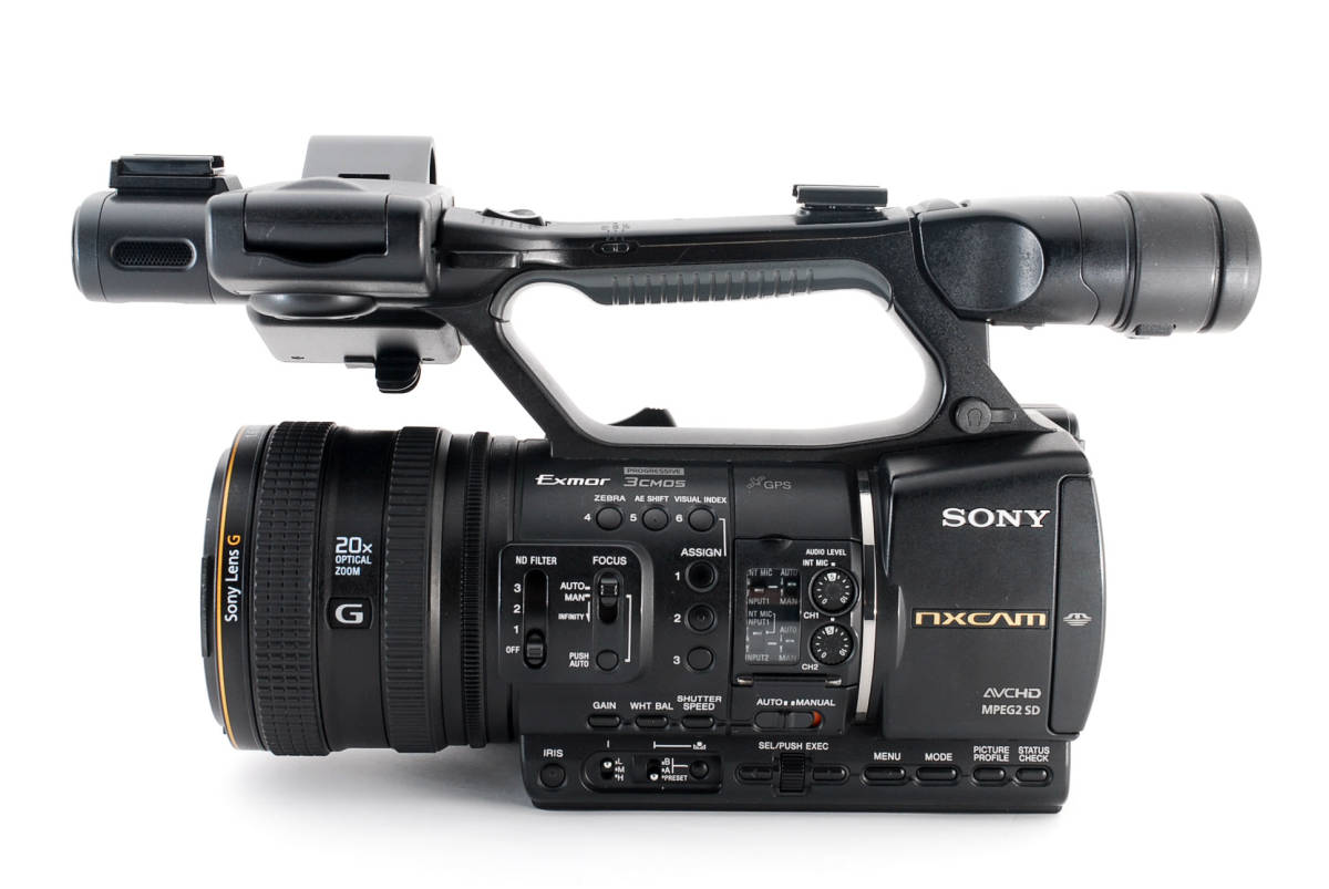 カメラ ビデオカメラ SONY HXR-NX5J ビデオカメラ フラッシュメモリー128GB付 業務用 中古品 