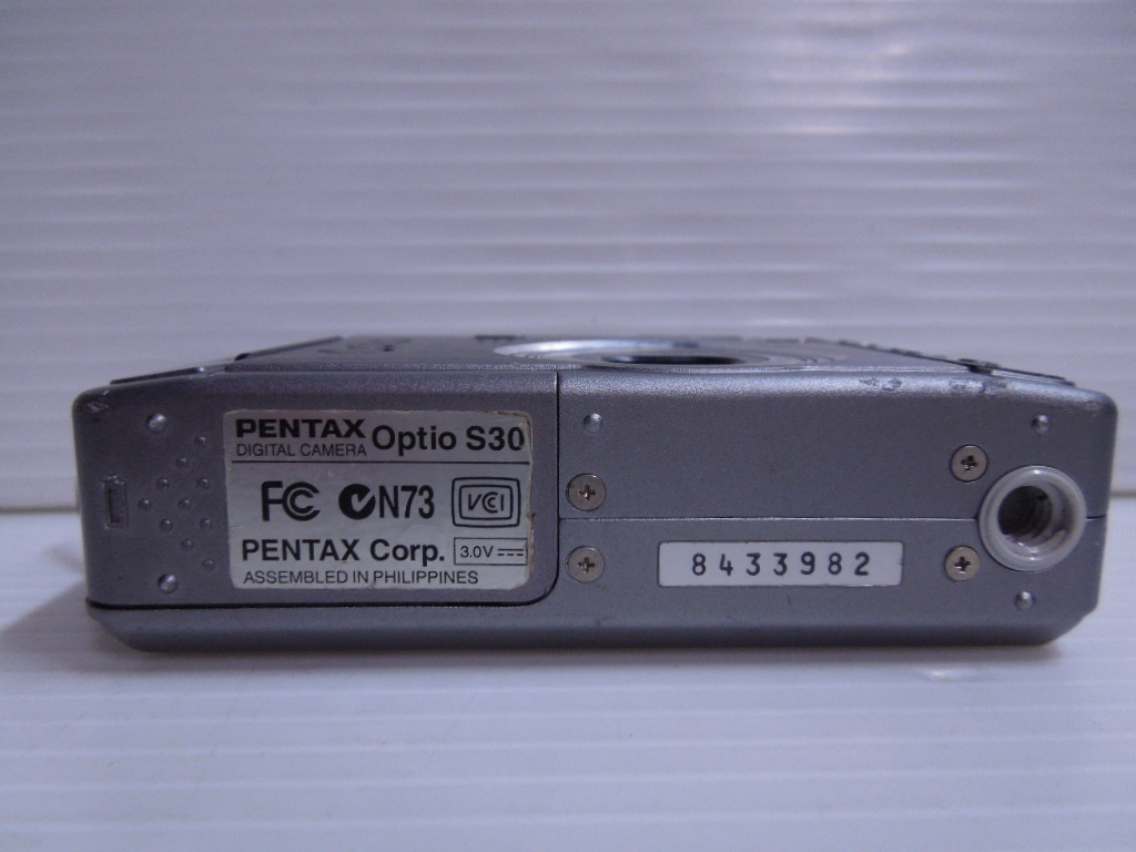 ■PENTAX ペンタックス Optio S30 3.2MEGAPIXELS デジタルカメラ デジカメ 電池式 単三■_画像4