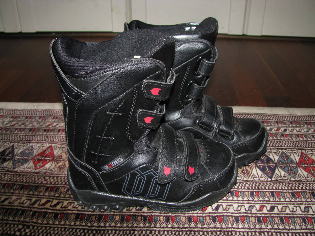 BURTON/バートン ドラえもん キッズ/子供用スノーボードセット 板80㎝、ブーツ19㎝ 中古_画像7