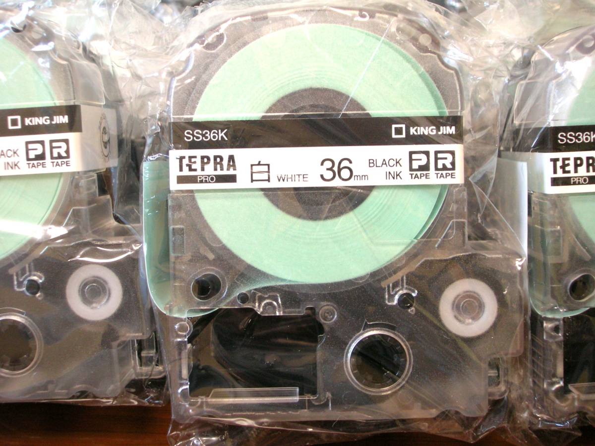 純正品　テプラテープ SS36K 合計18個_画像2