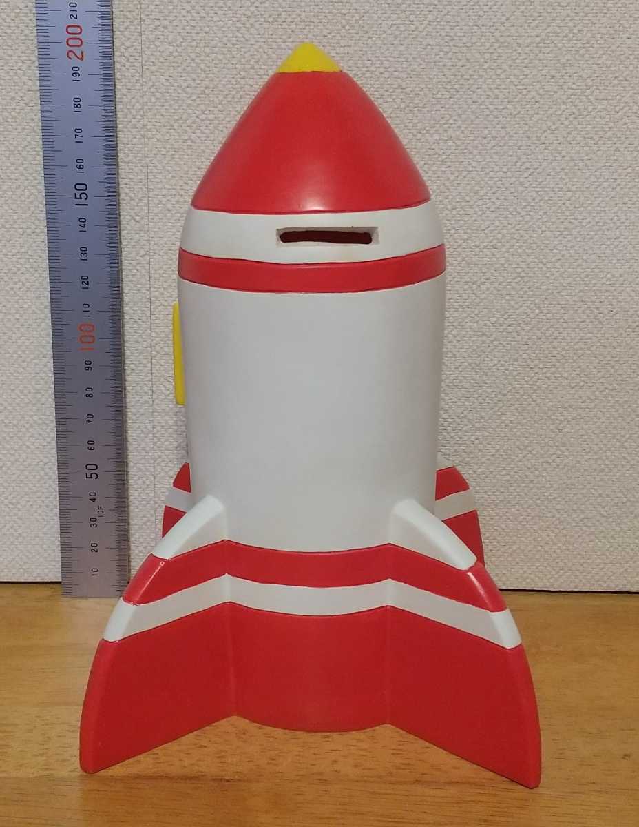(未使用) キュリアス ジョージ ロケット BIG バンク 高さ約21㎝ 重量548g / タイトー フィギュア 貯金箱 おさるのジョージ ろけっとこざる